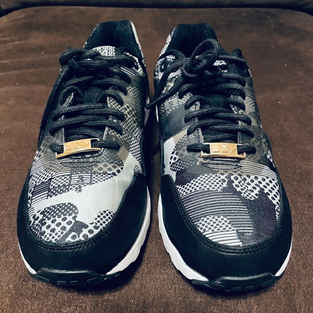 Mint Nike Air Max 1 Premium BHM Black White OREO 8.5 US 40 EUR - Picture 16 of 16